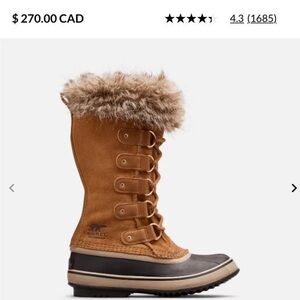 Sorel Women's Brown Fur-Lined Winter Boots